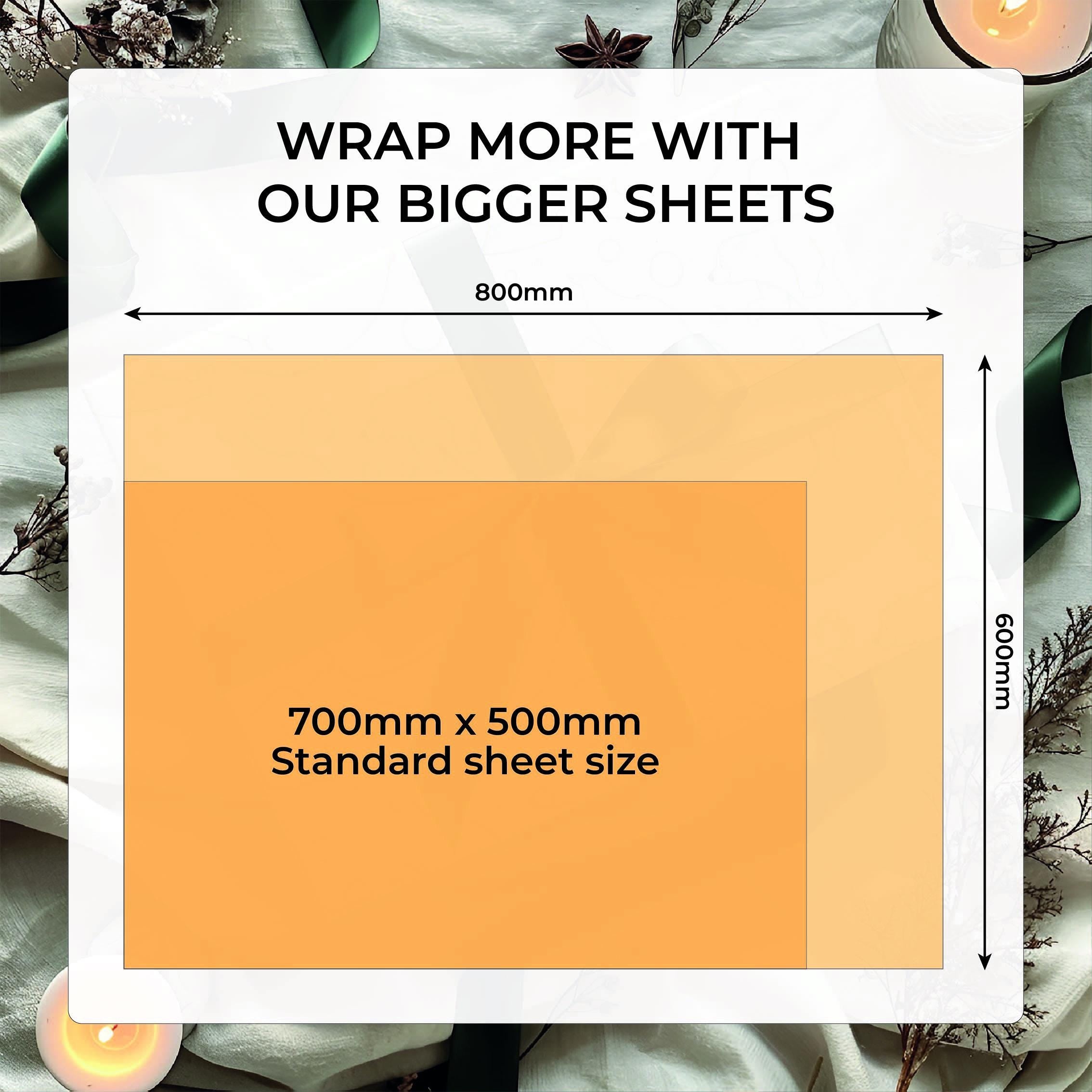 Christmas Trees Gift Wrapping Paper, Eco Friendly Gift Wrap, 100% Recyclable, Luxury Sustainable Kraft Xmas Gift Wrap.