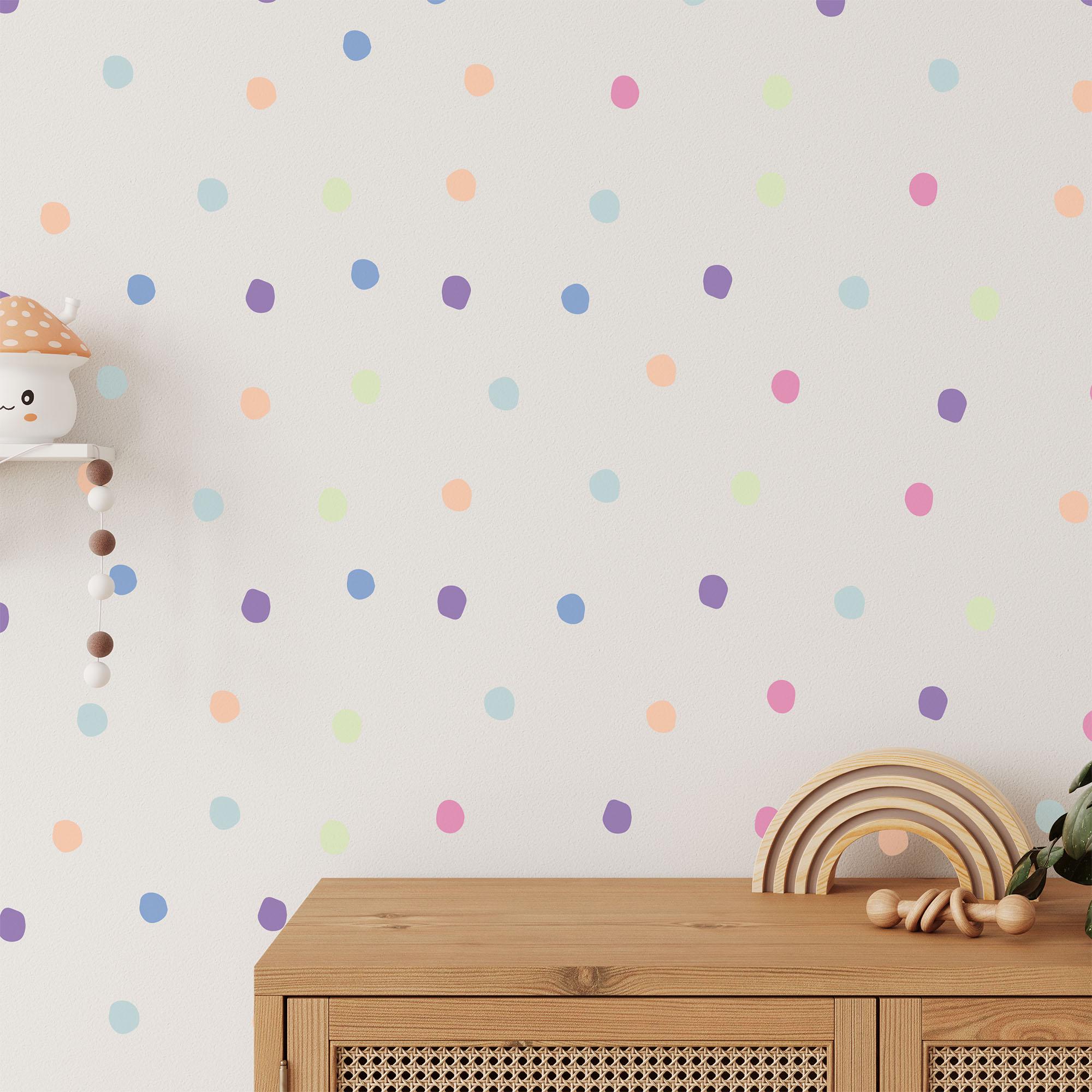 Pastel Dot Stickers