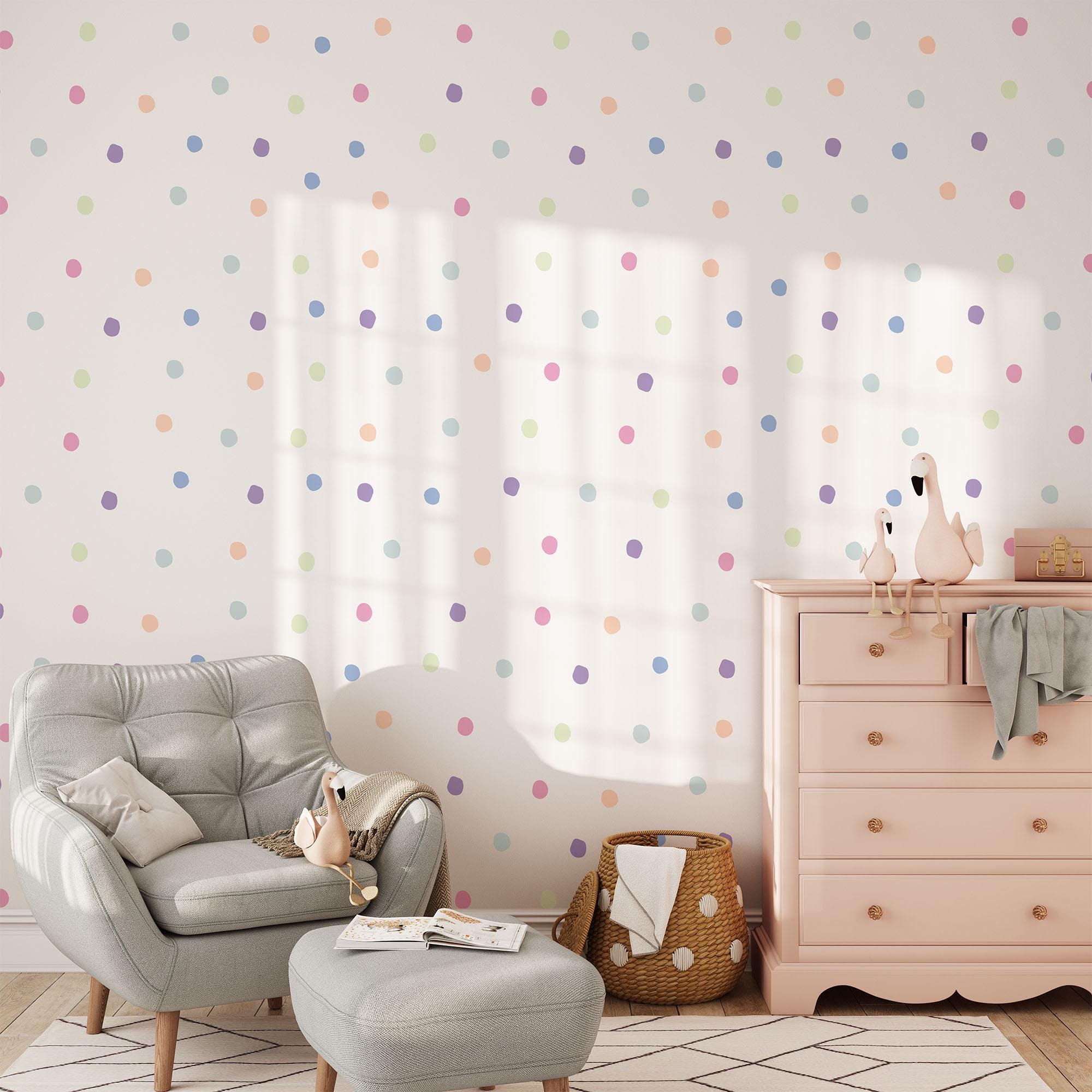 Pastel Dot Stickers