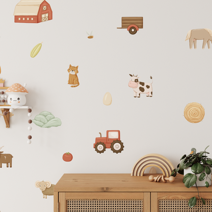 A nursery wall decorated with My Store&
