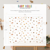 MY STORE On The Farm Wall Decals feature cute animals, barns, tractors, and hay bales—perfect for a nursery. Use 3–4 packs to cover a 3m x 2.4m wall with easy-to-apply stickers for a fun farm-themed children’s room.