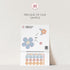 Coloured Daisy Wall Decals, Kids Room Daisies Wall Stickers, Nursery Theme, Playroom, Bedroom Decor, Peel & Stick Flower Decals,